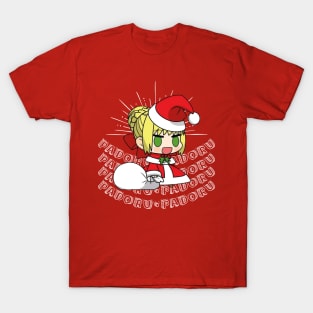 PADORU CHIBI ANIME GIRL FOR MERRY CHRISTMAS T-Shirt